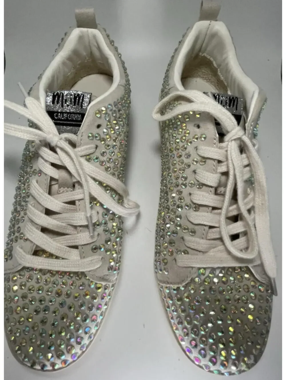 Mi.iM Miracle Miles Rhinestone Embellished Sneakers Women's Size 9 Multicolor